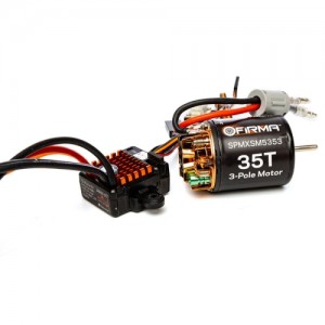 [SPEKTRUM] Firma 70A Brushed Smart ESC, 2S-3S + 35T Brushed Motor Combo - ���� �Ǹ� 