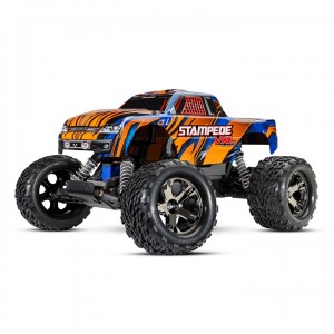 [Traxxas] �����ǵ� VXL 272 2�� �귯������ 1/10 ���� Ʈ�� - RTR Ǯ�� / ������ �÷� Orange 1/10 Stampede VXL 272, ���͸� ������ ����