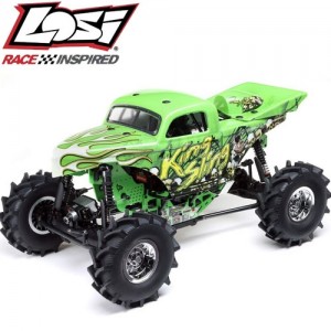 [TEAM LOSI] 1/8 LMT 4WD Solid Axle Mega Truck Brushless RTR, King Sling ���͸�, ������ ����