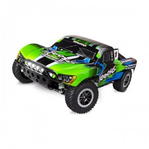 [Traxxas] 1/10 ������ 4X4 ���� �����ս� ���ڽ� Ʈ��  Green SLASH High-Performance 4X4 Short Course Truck
