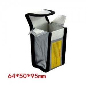 [DETAILS TECH] ��Ƭ ���͸� ����������/������Ƽ�� 64x50x95mm Three-dimensional RC Fireproof Lipo Battery Bag