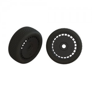 [ARRMA] ARA550098 dBoots Exabyte Glued Tire Set, Black (2) 