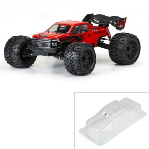 [PROLINE-RACING] 3592-00 1/8 2021 Chevrolet Silverado�� 2500 HD Clear Body for ARRMA? Kraton�� 6S 