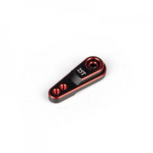 [TR] 25T Metal RC Car Servo Horn Set (Hole/RED-Black) 