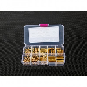 [AMASS] �ٳ��� ����� Ŀ���� ��Ʈ (2.0/3.5/4.0mm/100 pcs) Banana Gold Connector Box