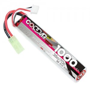 [CODDAR] 11.1V 1000MAH 35C ��Ƭ������ ���͸� (�� ����) 102(L)*20(W)*16.5(H)mm
