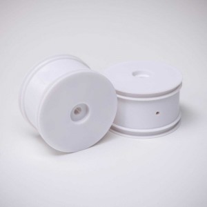 [TEAM LOSI] Rear Wheel, White (2): Mini-B 