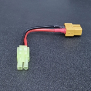 �̴� Ÿ�̾� ���͸� -> XT60 ���͸�  ��ȯ������, ��ȯ�� (�����ǿ� ��:+ / ��: - ) Mini Tamiya Battery -> XT60 airframe conversion Connector