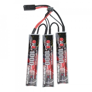 [GNB] 11.1V 1000mAh 30C ��Ƭ������ ���͸� (�и��� / �� ����) 6*20.5*100mm (H*W*L)