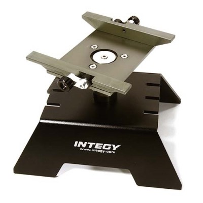 [���ܼ�] OBM-1299BLACK [INTEGY] (ī ���ĵ�) OBM-1299SILVER V2 Alloy Car Stand Workstation for Axial 1/10 SCX-10, RR10 Bomber & Wraith