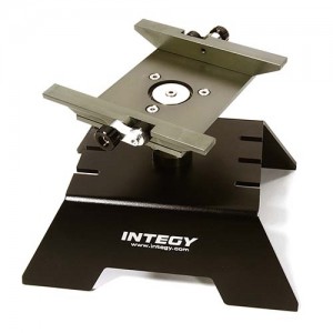 [INTEGY] (ī ���ĵ�) OBM-1299SILVER V2 Alloy Car Stand Workstation for Axial 1/10 SCX-10, RR10 Bomber & Wraith 