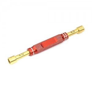 [INTEGY] 4mm & 4.5mm Hex Nut Driver Tool Set for Axial SCX24 C31837RED 