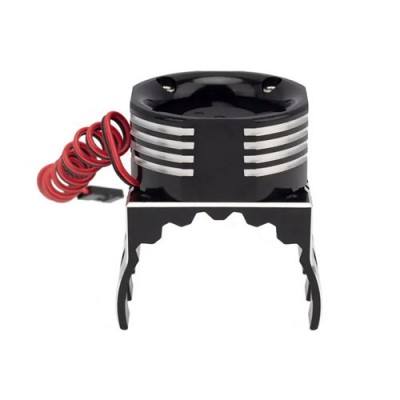[���ܼ�] C32107BLACK [INTEGY] 42mm Motor Heatsink 30x30mm Cooling Fan w/ Color LED for 1/10 & 1/8
