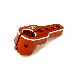 [INTEGY] Billet Machined Alloy Servo Horn 25T for Futaba Type Servo (r=13, 17, 21mm) 