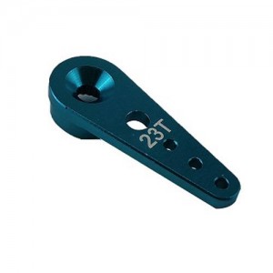 [DETAILS TECH] Aluminum RC Servo Horns - 25T 31mm, L=20/18/14mm, Blue 