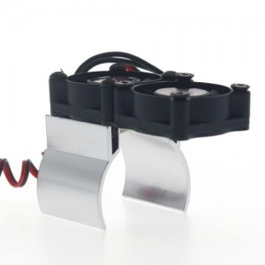 [DETAILS TECH] (1:10 ��� ��Ʈ��ũ ��) 36mm Alu RC Car Double Motor Cooling Fan with Heatsink 
