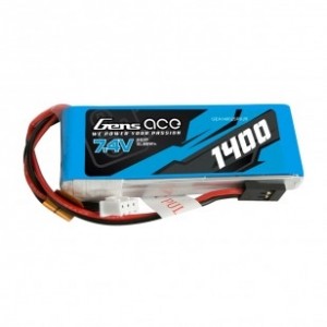[Tattu] Gens ace 7.4V 1400mAh 2S1P ������� ��Ƭ������ ���͸� (JR ��) Transmitter Lipo Battery Pack with JR-plug