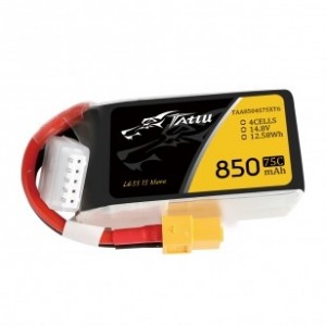 [Tattu] Gens Ace 14.8V 850mAh  75C 4S1P ��Ƭ ������ ���͸� (XT60 ��) 