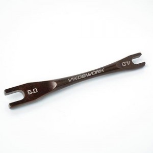 [KOSWORK] Steel Turnbuckle Wrench (4.0mm & 5.0mm) (For Tekno, Yokomo, TLR, Agama) 