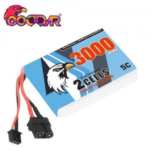 [CODDAR] 7.4V 3000mAh 5C ������� ��Ƭ ������ ���͸� (Radiomaster TX12 ������ ��� ����) ����������