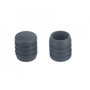 [TR] Landing Skid Rubber End (Black/��20 Boom) 