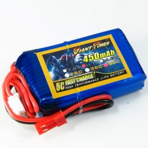 [GIANT POWER] 11.1V 450mAh 50C ��Ƭ ������ ���͸� (JST ��) Blade 180 CFX ��� ����