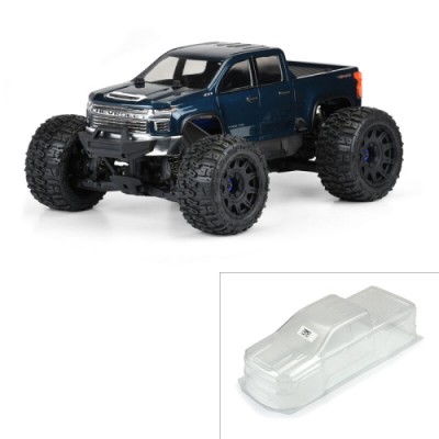 [���ܼ�] PRO358200 [PROLINE-RACING] 3582-00 1/8 2021 Chevy Silverado 2500 HD Clear Body: E-REVO 2.0 & MAXX
