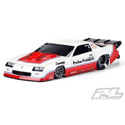 [���ܼ�] PRO356400 [PROTOFORM] AP3564 1985 Chevrolet Camaro IROC-Z Clear Body for Slash 2wd Drag Car & AE DR10
