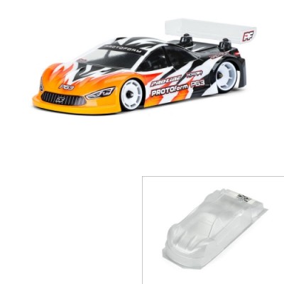 [���ܼ�] PRM159015 [PROTOFORM] 1590-15 1/28 P63 Light Weight Clear Body: Mini-Z & 1/28 Chassis (98mm WB)