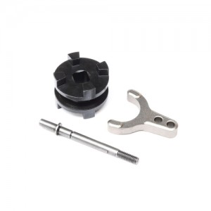 [Axial] AXI232080 Underdrive Shaft, Fork & Slider: 1/10 SCX10 PRO Comp Scaler 