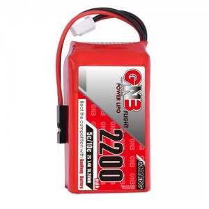 [GNB] 7.4V 2S 2200mAh ���ű�� ��Ƭ ������ ���͸� (���� ��) RX-Pack Hump