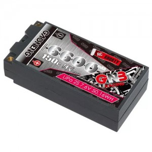 [GNB] 7.6V 6600mAh HV 2S 150C ������ ��Ƭ ������ ���͸� (�� ��Ƽ) Short Shorty Pack 5.0mm Bullet