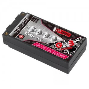 [GNB] 7.6V 6000mAh HV 2S 150C ������ ��Ƭ ������ ���̺�Ƽ�� ���͸� (�� ��Ƽ) LCG Short Shorty Pack 5.0mm Bullet