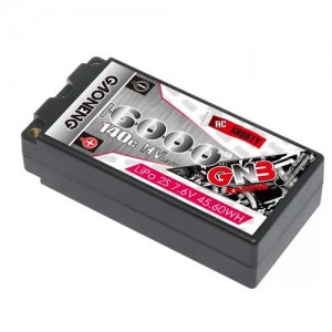 [GNB] 7.6V 6000mAh HV 2S 140C ������ ��Ƭ ������ ���̺�Ƽ�� ���͸� (�� ��Ƽ) Short Shorty Pack 5.0mm Bullet