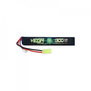 [VEGA] ���� �׷��� 7.4V 1300MAH 25C ��Ƭ ������ ���͸� - �̴�Ÿ�̾� / �� 126(L)*20.5(W)*12.5(H)mm