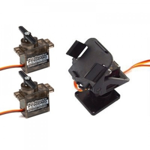 [FCM] FPV�� �ö�ƽ �����¿� �̵��� ī�޶� ����Ʈ (������ ���� 2�� ����) Nylon Pan & Tilt Camera Mount for FPV(w/2 Digital Servo)