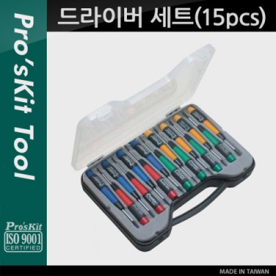 [���ܼ�] PK785 Prokit ��ũ�� ����̹� ��Ʈ(15pcs) / SET, ���� ���� ���� ŰƮ, (����, ����, ��, ����(����,Hex))