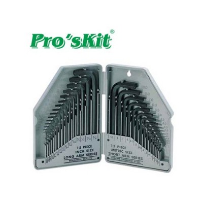 [���ܼ�] T8597 Prokit ���� ��ġ ��Ʈ(0.7~10mm) / 30pcs / ������ L��ġ / �޴��
