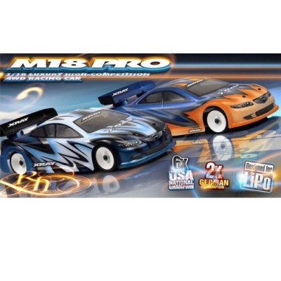 [���ܼ�] 380003 [XRAY] 380003  M18 PRO LIPO SPECS - 4WD SHAFT DRIVE 1/18 LUXURY MICRO CAR