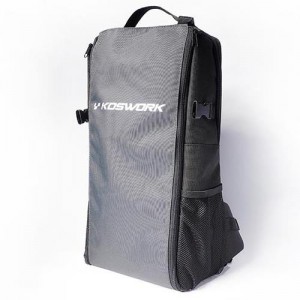 [KOSWORK] RC Car Expandable Backpack (1/8 Buggy, 1/10 Buggy, Truck, Touring & Crawler) Black 