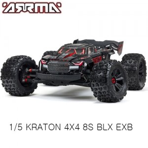 [ARRMA] 1/5 ũ���� 4X4 8S BLX EXB �귯�ø��� ���� Ʈ�� RTR, ���� - ���͸�, ������ �ʿ�, DX3 ������ ���Լ�Ʈ 