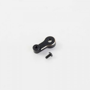 [ROC HOBBY] FCX24 BRASS STEERING SERVO ARM HORN BLACK 