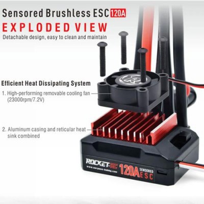 [���ܼ�] 697238888426 [SURPASS HOBBY] 120A Sensored ESC