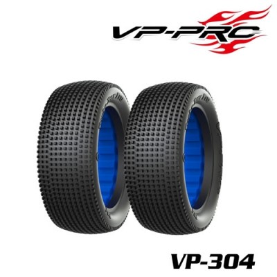 [���ܼ�] VP-304U-M4 [VP PRO RACING] (1:10 ���� Ÿ�̾� 4�� ����Ʈ) VP-304 Turbo Trax Evo M4 (Without Rim ) 1/10 Buggy 4WD Front Tire �Ѻ��� 2������
