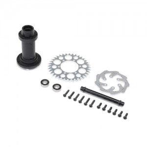 [TEAM LOSI] Complete Rear Hub Assembly: Promoto-MX 