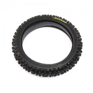 [TEAM LOSI] Dunlop MX53 Front Tire with Foam, 60 Shore: Promoto-MX 