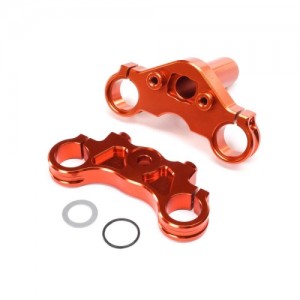 [TEAM LOSI] Aluminum Triple Clamp Set, Orange: Promoto-MX 