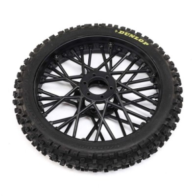 [���ܼ�] LOS46004 [TEAM LOSI] Dunlop MX53 Front Tire Mounted, Black: Promoto-MX