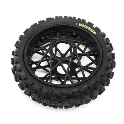 [���ܼ�] LOS46005 [TEAM LOSI] Dunlop MX53 Rear Tire Mounted, Black: Promoto-MX