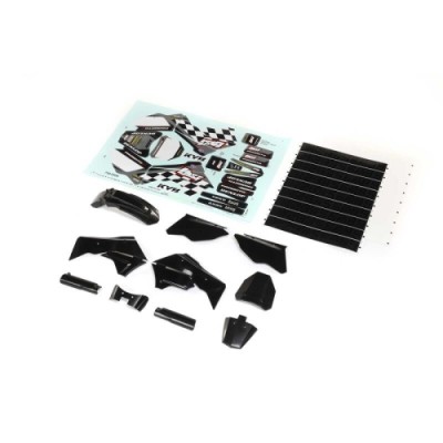 [���ܼ�] LOS260006 [TEAM LOSI] Black Plastics with Wraps: Promoto-MX